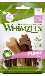 Whimzees Puppy Przysmak ToothBrush dla szczeniaka XS/S op. 14szt