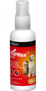 Fiprex Spray na kleszcze i pchły dla psów i kotów 100ml