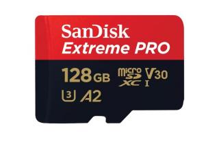 Karta Extreme Pro microSDXC 128GB 200/90 MB/s A2 V30