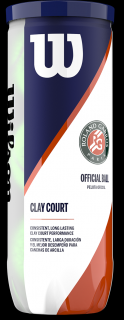 Piłki tenisowe WILSON Roland Garros Clay 3szt