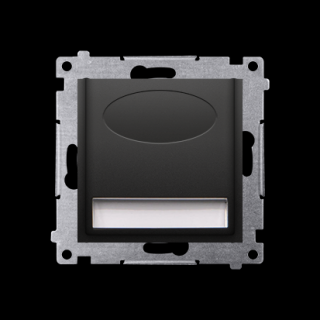 SIMON 54 Oprawa oświetleniowa LED 0,9W 17lm 230VAC, biały neutralny [4200K], czarny[10]