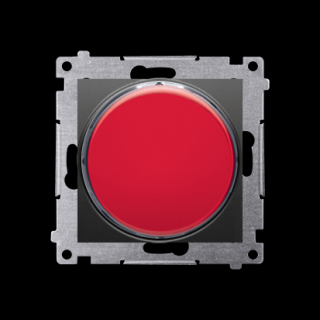 SIMON 54 Sygnalizator świetlny LED [światło czerwone] 230V, zaciski śrubowe, czarny [10]