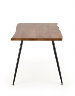 Stół Larson, stół z naturalnym usłujeniem drewna, stół loftowy