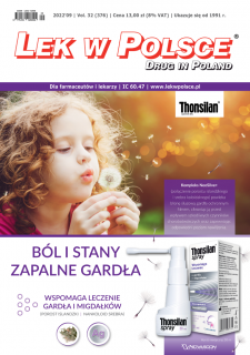Lek w Polsce 2022/09 Czasopismo naukowe dla farmaceutów i lekarzy