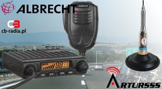 Albrecht 6110 Smart CBradio + antena CB Thunder  EURO ZESTAW