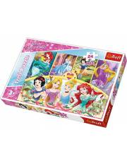Puzzle 24 elementy Maxi - Księżniczki Disneya, Magia wspomnień >> SZYBKA WYSYŁKA!