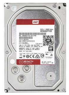 Dysk HDD WD Red Pro WD2002FFSX (2 TB ; 3.5 ; 64 MB; 7200 obr/min)