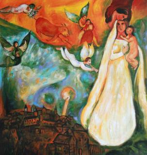 Madonna wsi - Marc Chagall