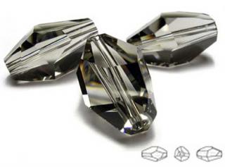 5203 Swarovski Polygon 18 x 12mm Black Diamond