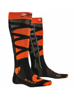 Skarpety narciarskie X-Socks SKI CONTROL UNISEX 4.0 Anthracite Melange/X-Orange