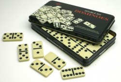 Domino 28 kamieni (puszka metalowa)
