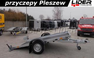 NP-073 przyczepa 305x166x10cm N13-305 MULTI, hamowana, platforma wielofunkcyjna, wychylana, DMC 1300 kg