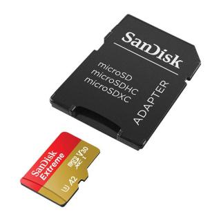 SanDisk Karta pamięci SANDISK EXTREME microSDXC 128 GB 190/90 MB/s UHS-I U3 ActionCam (SDSQXAA-128G-GN6AA)