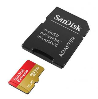 SanDisk Karta pamięci SANDISK EXTREME microSDXC 256 GB 190/130 MB/s UHS-I U3 (SDSQXAV-256G-GN6MA)