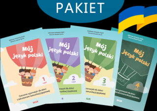 [Pakiet] Mój język polski. Ćwiczenia z gramatyki dla dzieci z zaburzeniami komunikacji językowej. Część 1-4