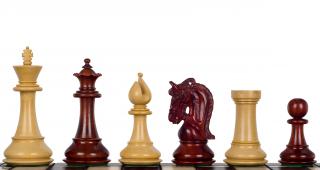 Figury szachowe Corinthian 4,25'' redwood Chess Pieces/Figury szachowe - Made in India