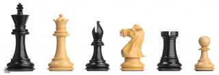 Figury szachowe DGT Ebony do desek elektronicznych - nieobciążane Rzeźbione Drewniane Figury elektroniczne Ebony do elektronicznych desek szachowych DGT, wersja nieobciążana