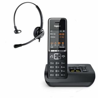 Telefon bezprzewodowy z słuchawką call center Gigaset 550 AM + Platora Pro-M