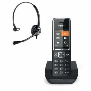 Telefon bezprzewodowy z słuchawką call center Gigaset 550 + Platora Pro-M