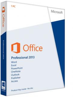 Microsoft Office Professional 2013 PKC BOX