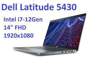 Dell Latitude 5430 i7-1255u 16GB 1TB SSD 14" FHD 1920x1080 matt Iris Xe WiFi BT Kam win11pro GW12mc