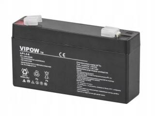 Akumulator żelowy VIPOW 6V 1.3Ah (BAT0203)