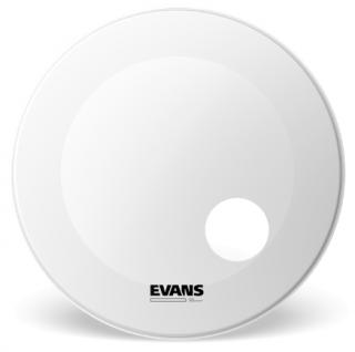 Evans Bass EQ3 Coated White 20" z otworem