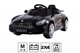 Mercedes GTR Czarny Samochód na akumulator dla dziecka