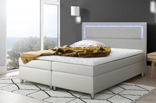INTARO A20 łóżko kontynentalne 140x200 LED