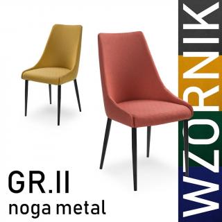 Krzesło LUSILL  wzornik Gr. II / metal