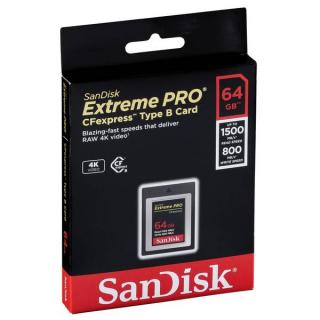 SanDisk CFexpress Type B  64GB Extreme Pro otwarte opakowanie    SDCFE-064G-GN4