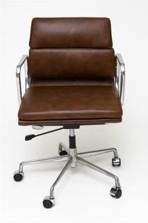 Fotel biurowy inspirowany projektem EA217 skóra