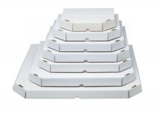 Kartony tekturowe na pizzę 450x450x40mm Białe