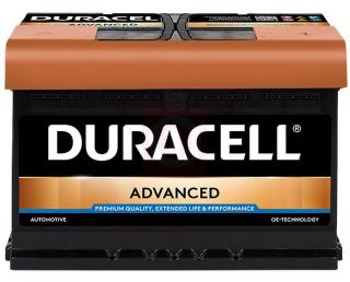 Akumulator Duracell Advanced  74Ah 740A DA74