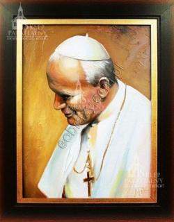5.Obraz malowany Jan Paweł II