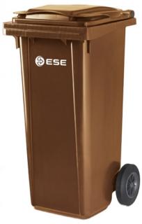 Pojemnik na odpady 120l ESE Brązowy