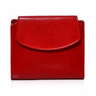 Mały portfel damski czerwony skórzany BW31