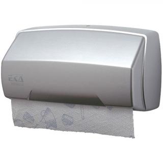 Podajnik na ręczniki papierowe w rolce SARAGOSSA EkaPlast plastik srebrny