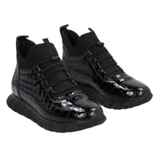 Sneakersy damskie Venezia 0230 501 BLACK Venezia 0230 501 BLACK sneakersy damskie czarne