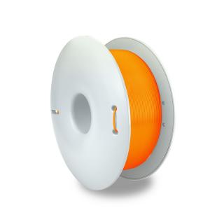 Fiberlogy Easy ABS - 0.75 kg - 1.75 mm - Orange Transparent Wytrzymałe tworzywo termoplastyczne do drukowania przestrzennego, odporniejszy na wysokie temperatury niż np. PLA, ale jak to w przypadku filamentu ABS jest, charakteryzuje się wysokim skurczem.