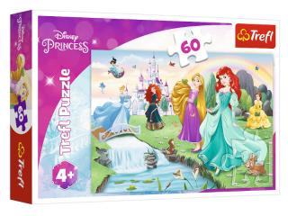 Trefl Puzzle 60el Poznaj Księżniczki Disney 17361