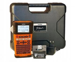 Brother P-touch E300VP w walizce– drukarka etykiet dla elektryków i elektroinstalatorów