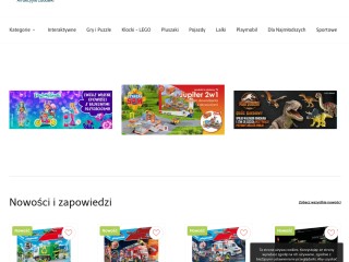 Gry i zabawki dla dzieci, klocki i puzzle, zestawy edukacyjne - Zabawki-Toys
