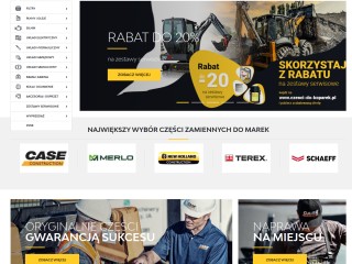 Części zamienne do maszyn budowlanych: Case, New Holland, Terex, Yanmar, Schaeff. - koparki.pl