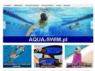Sklep pływacki AQUA-SWIM.pl okulary pływackie płetwy stroje pływackie