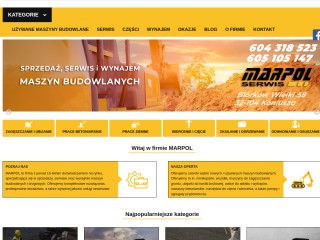 Marpol: Naprawa Maszyn Budowlanych Kraków Warszawa Sprzedaż