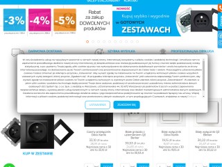 Gniazda elektryczne, włączniki, wyłączniki | Osprzęt-Sklep.pl