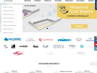 Materace online, sklep internetowy z materacami