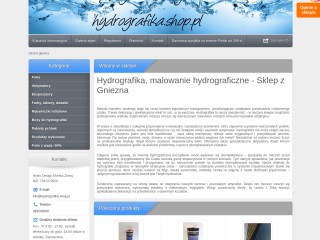 Hydrografika, malowanie hydrograficzne folia - sklep Gniezno - cena