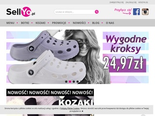 Sklep z butami, obuwniczy, tanie buty - sklep internetowy SellYo.pl